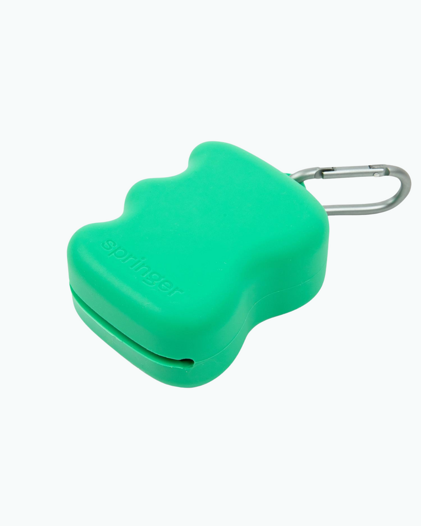 Silicone Dog Treat Dispenser WALK SPRINGER Green  