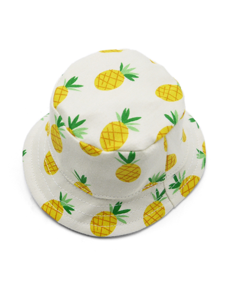 Pineapple Bucket Hat for Dogs Wear DOGO