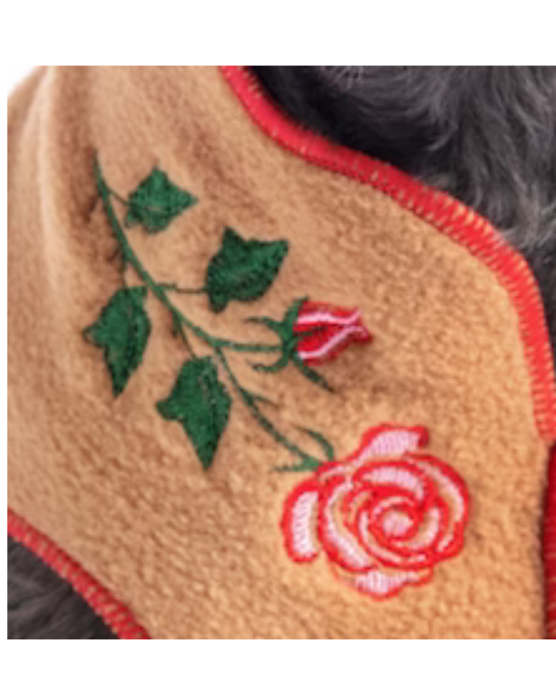 Limited Edition Embroidered Stretch Dog Fleece (Made in the USA) Wear GOLD PAW