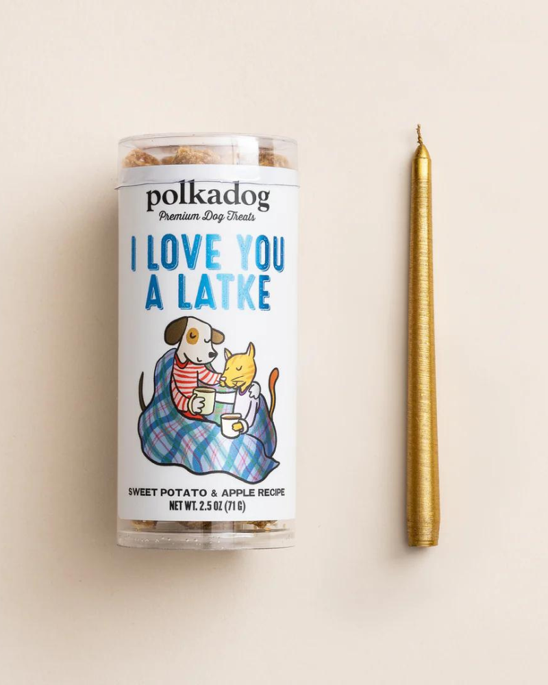 I Love You A Latke Soft & Chewy Holiday Dog Treats Eat POLKA DOG BAKERY   