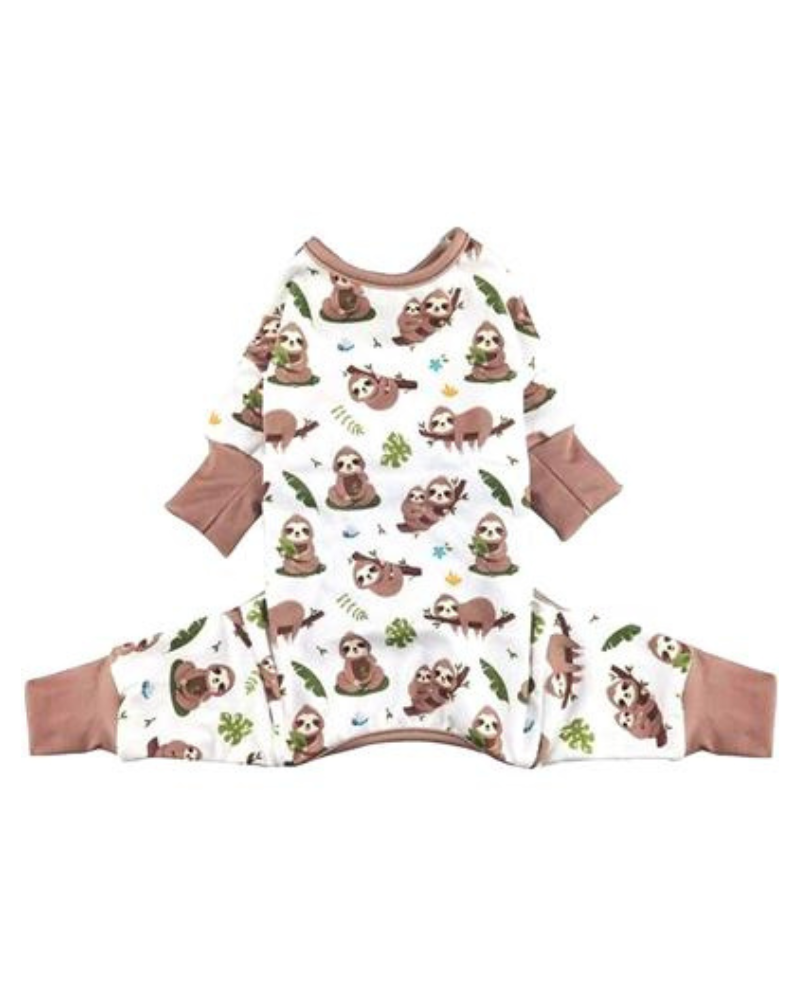 Super Soft Sloth Pajamas for Dogs Wear DOGGIE DESIGN