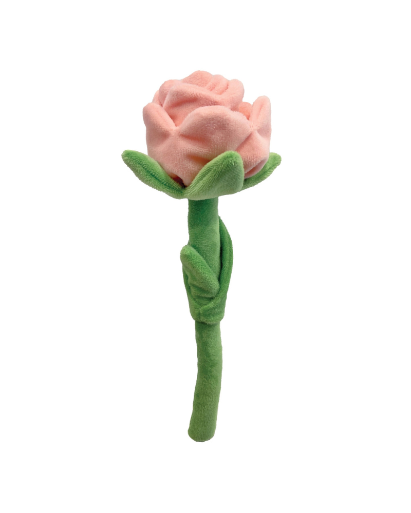 FOU FOU PET | Hide 'N Seek Rose Plush Dog Toy | DOG & CO. FOU FOU PET | Hide 'N Seek Rose Plush Dog Toy | DOG & CO.