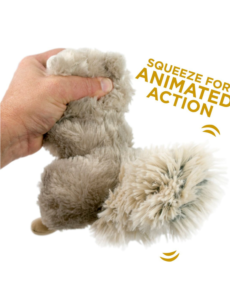Squirrel Dog Toy w/ Animated Tail Play TALL TAILS   