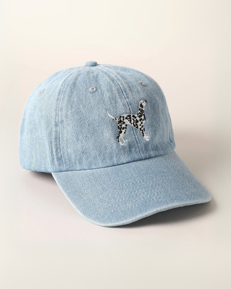 BARKWELL | Dalmatian Embroidered Denim Hat | DOG & CO.