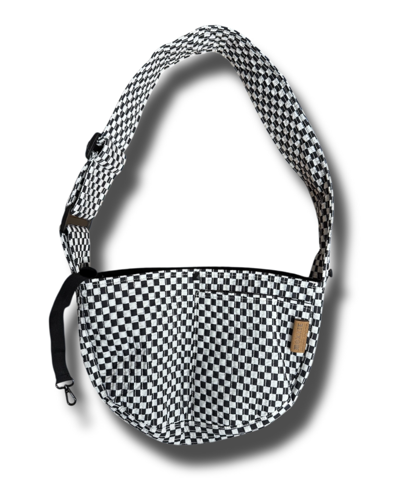Pet Sling Carrier CARRY MOXXIE Black & White