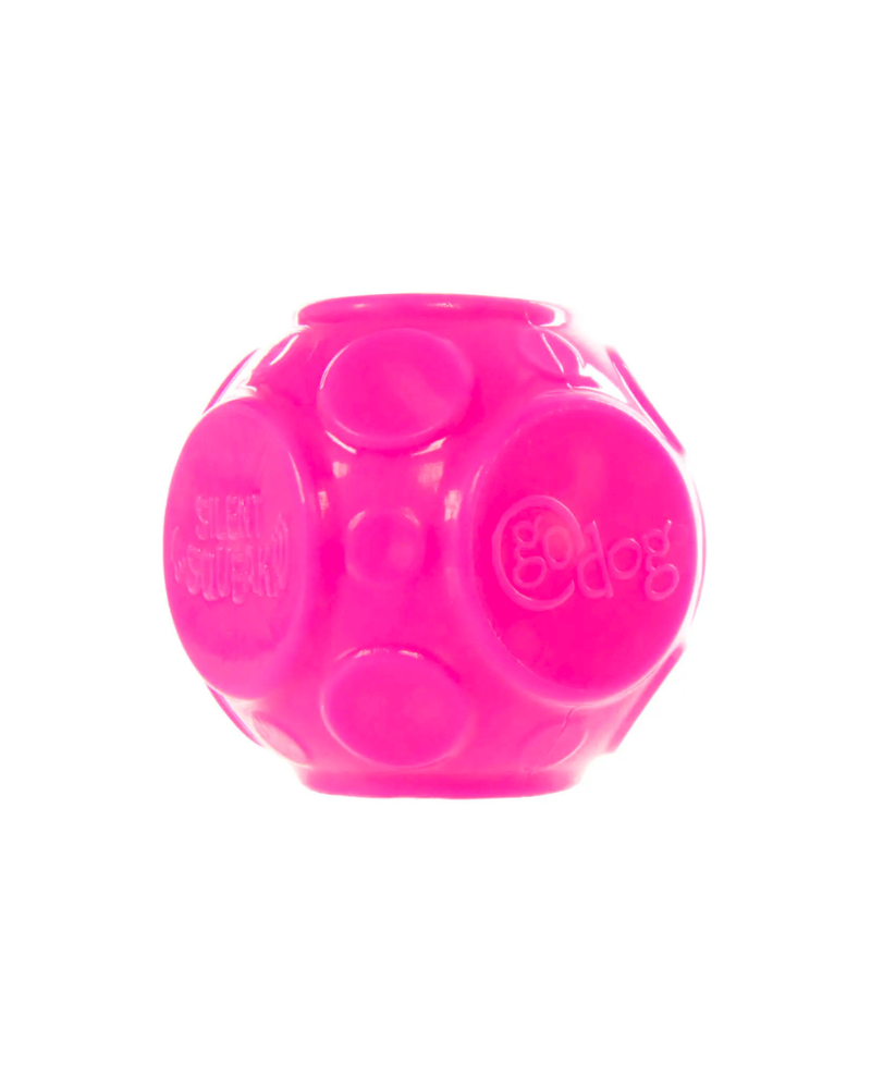GO DOG | Silent Squeak 2-Pack Ball for Dogs | DOG & CO.