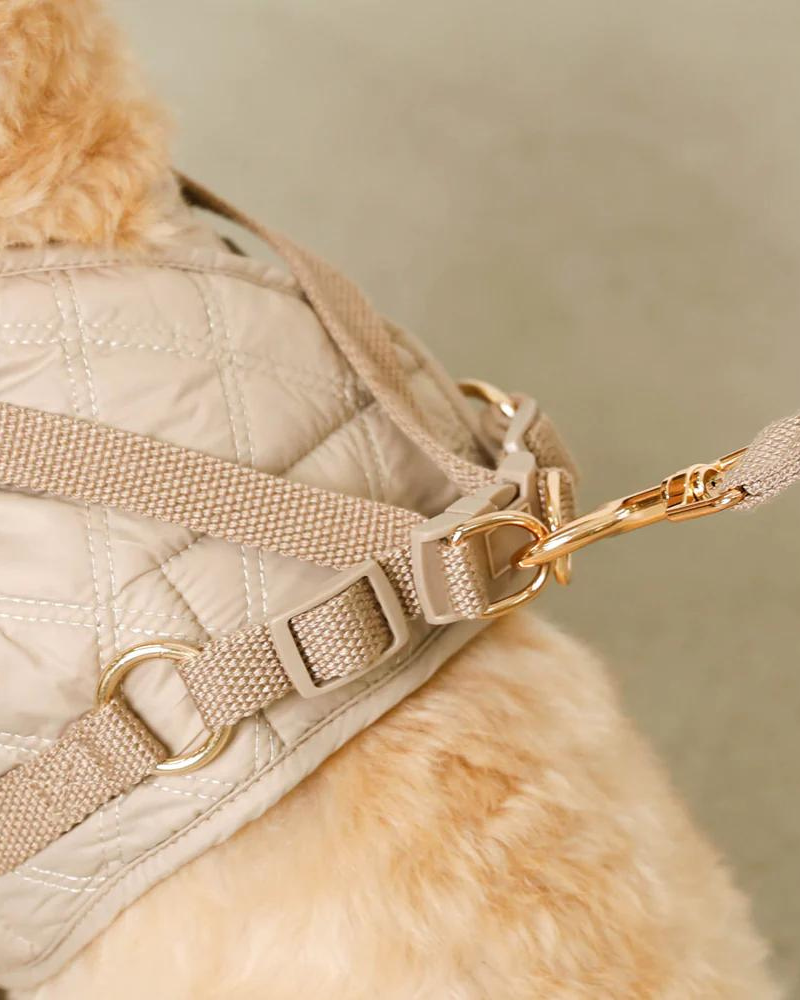 Quilted Puffer Dog Harness & Leash Set (FINAL SALE) WALK MONCHERI   