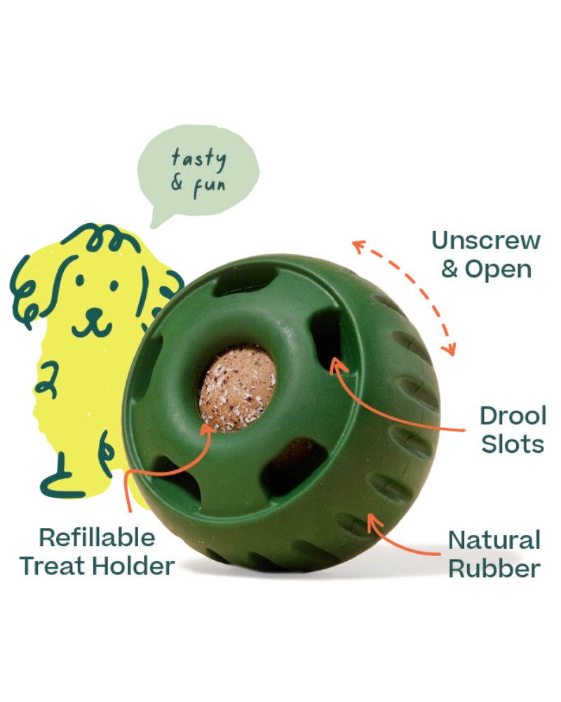 The Pupsicle Enrichment Dog Toy Eat WOOF   