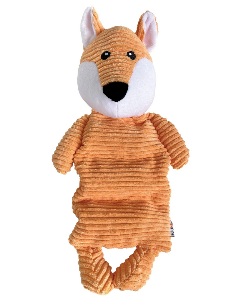 Fox Corduroy Squeaky Dog Toy Play FOU FOU BRANDS   