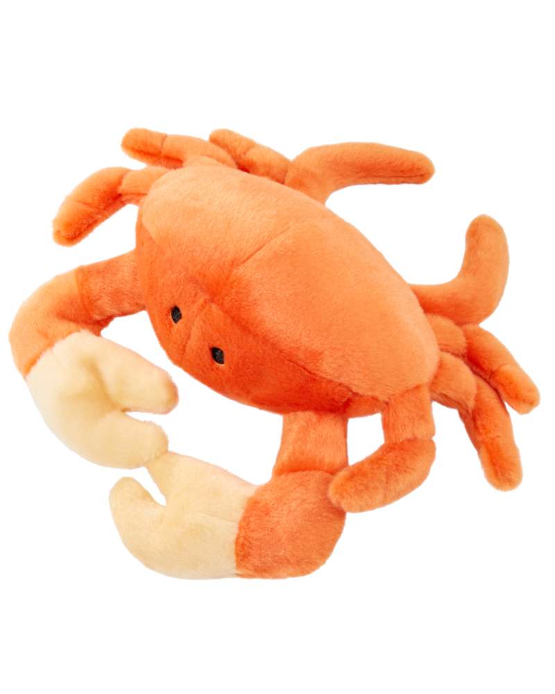 Phyllis the Crab Plush Squeaky Dog Toy Play FLUFF & TUFF