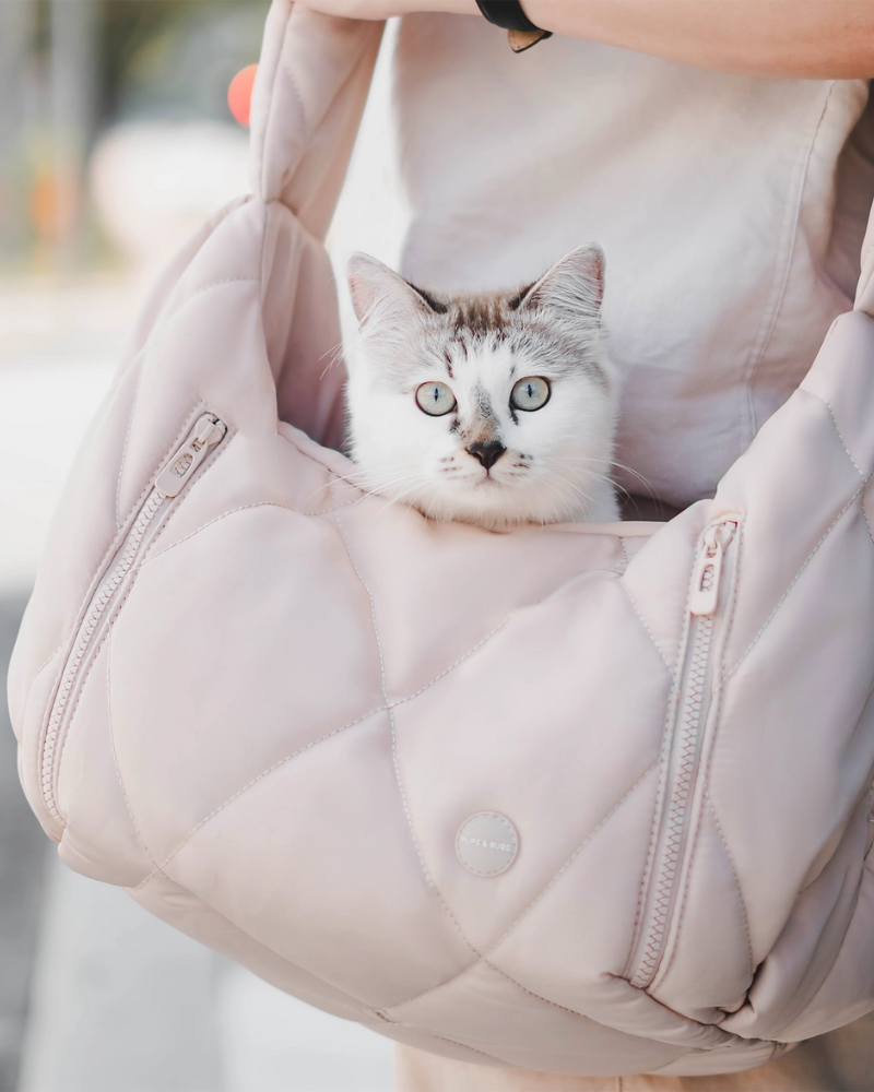 Cloud Crossbody Pet Carrier Carry PUPS & BUBS Beige  