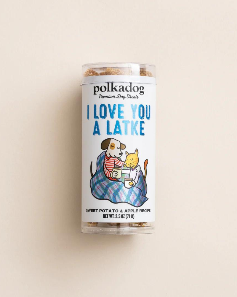 I Love You A Latke Soft & Chewy Holiday Dog Treats Eat POLKA DOG BAKERY   