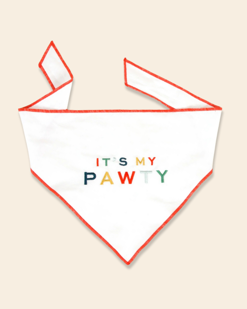 It's My Pawty Dog Bandana Wear JUNO