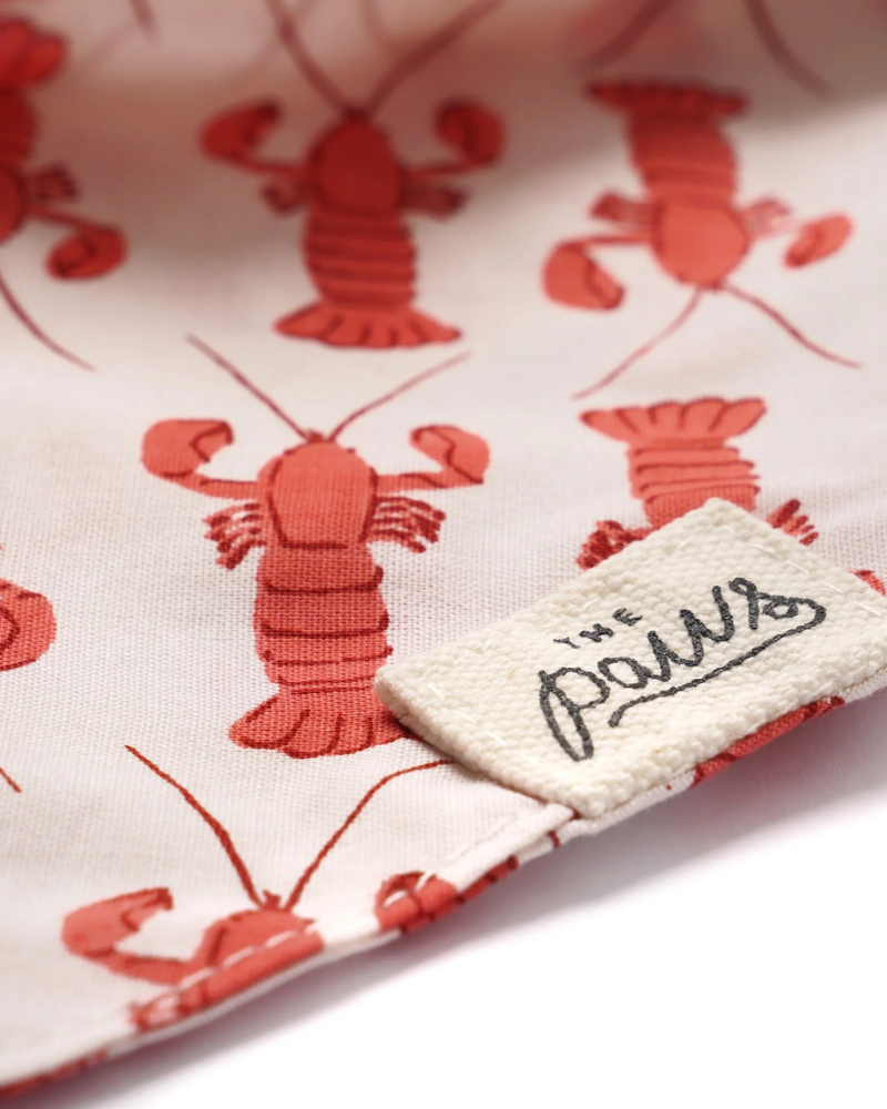Lobstah Dog Bandana Wear THE PAWS