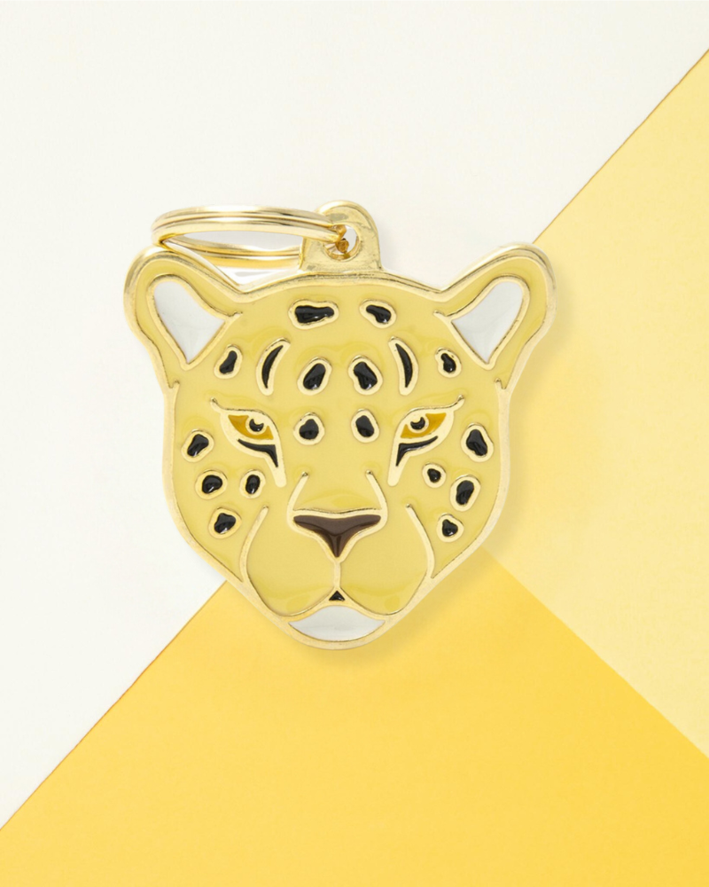 Spotted Leopard Custom Pet ID Tag Wear MY FAMILY   