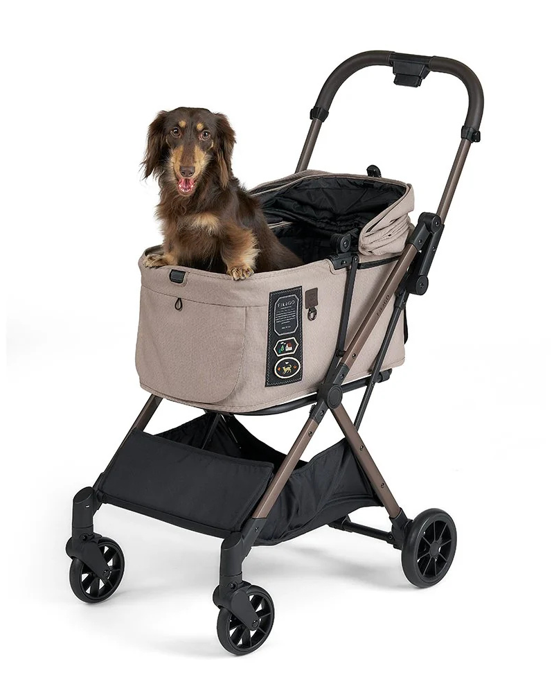 FREE-TO-GO 2 Pet Stroller in Sandy Beige (NYC In-Store or Local Pick-Up ONLY)