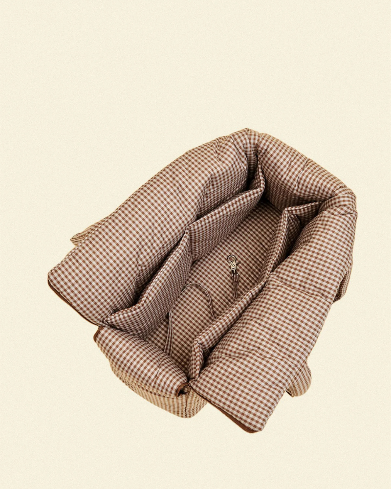 The Little Beast Dog Carrier in Coffee Cream Carry LITTLE BEAST