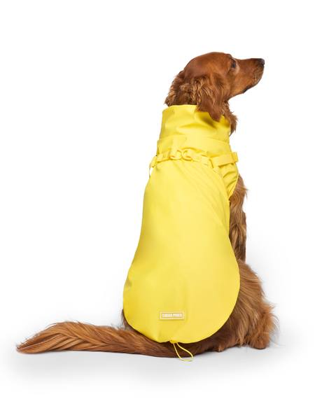 CANADA POOCH | 2-In-1 Dog Harness Raincoat in Yellow | DOG & CO.