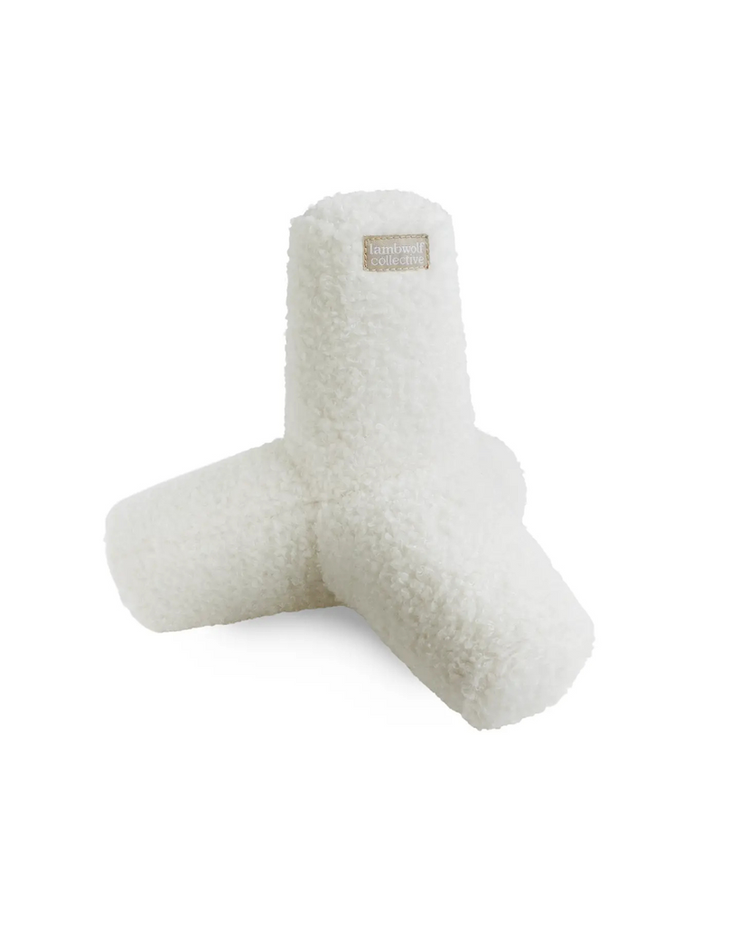 O Breuer Oversized Crinkle & Squeak Dog Toy Play LAMBWOLF COLLECTIVE Snow