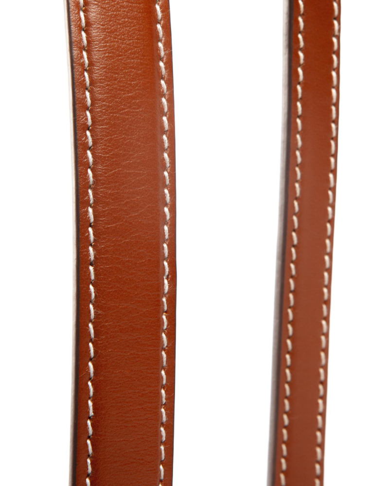 Leather Dog Leash in Tobacco Brown (Made in Italy) Walk CARLOTTA PALERMO