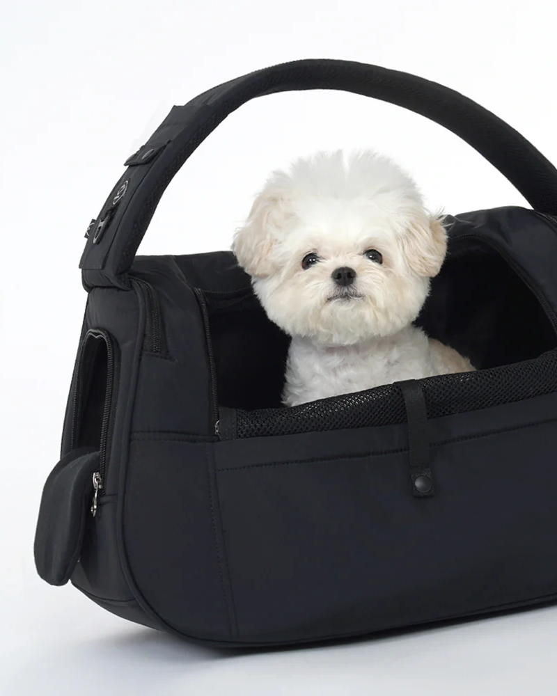 Crossbody SMART Sling Dog Carrier in Black or Beige Carry SSOOOK