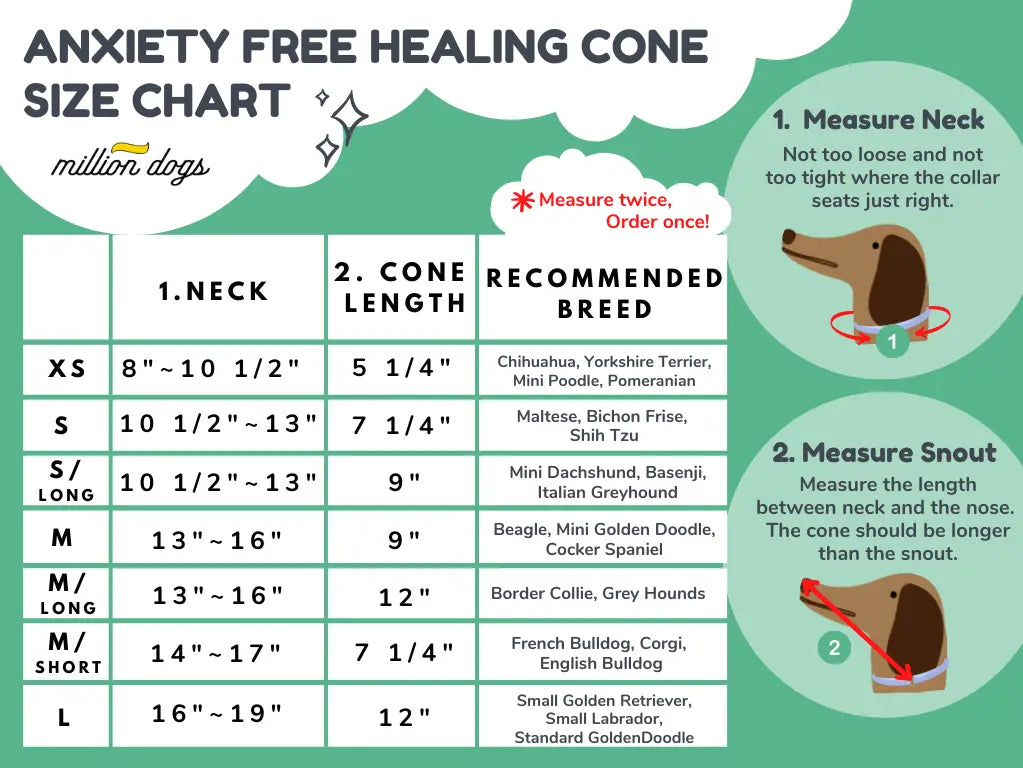 Premium Soft Pet Recovery Cone (Made in the USA) (FINAL SALE) HOME MILLION DOGS   