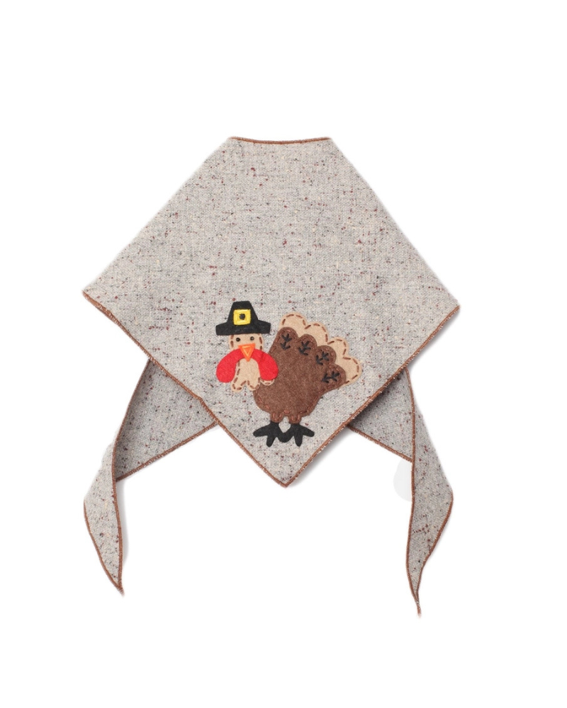 Tom the Turkey Thanksgiving Dog Bandana Wear TAIL TRENDS