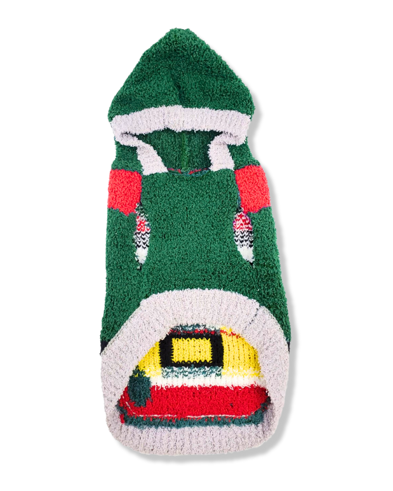 Chenille Elf Dog Hoodie Wear HIP DOGGIE