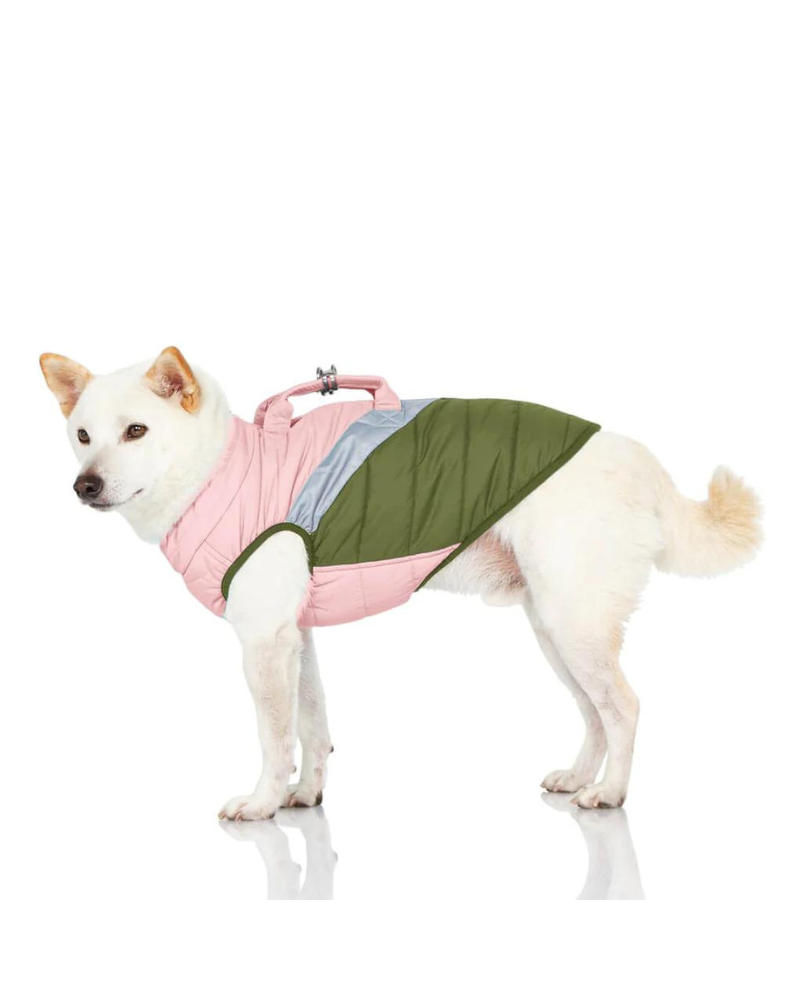 Mountaineer Waterproof Dog Harness Jacket in Peach (FINAL SALE) Wear GOOBY   