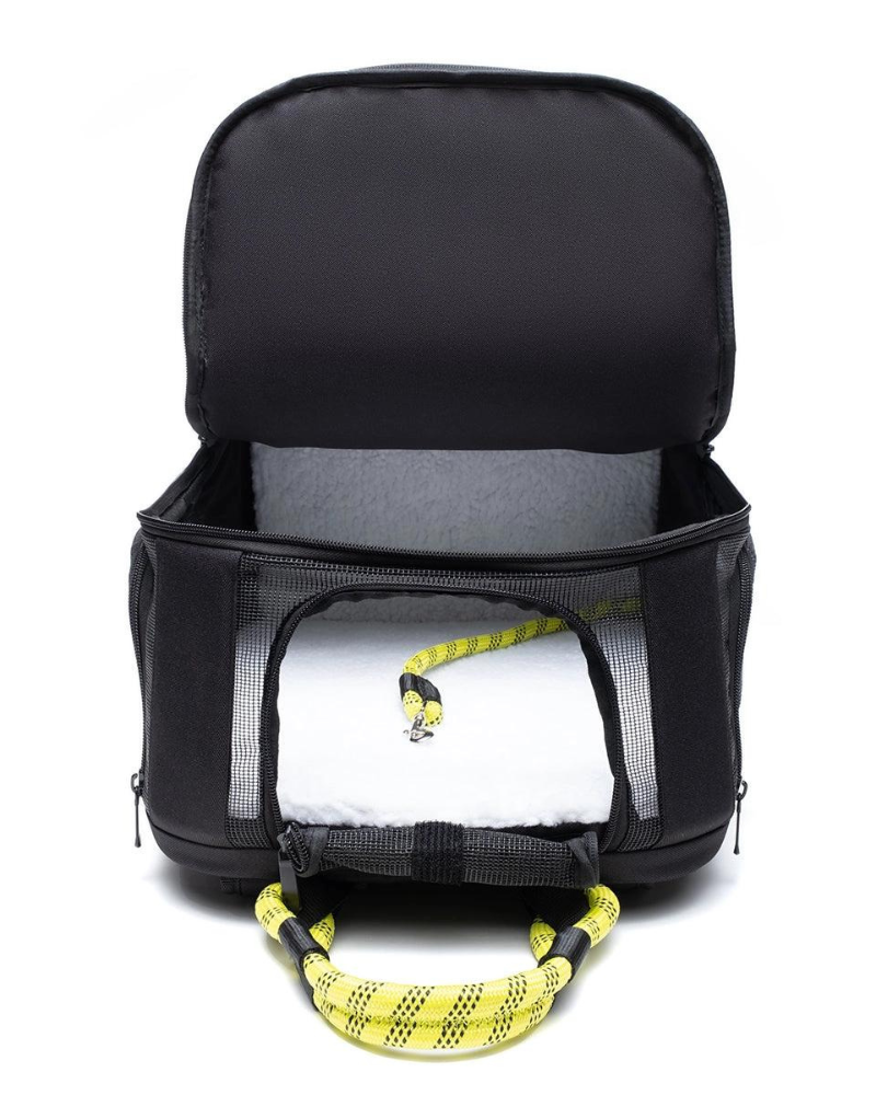 Ready-For-Adventure Pet Backpack in Black (Airline Compliant) Carry ROVERLUND   