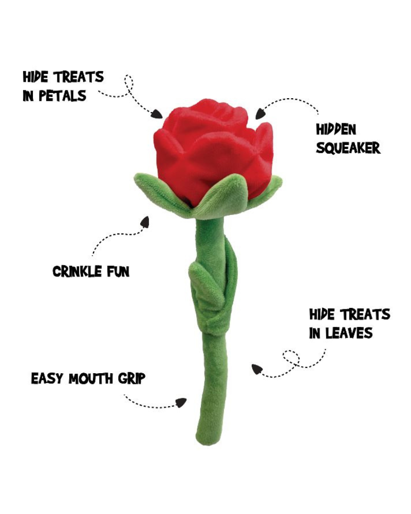 Hide 'N Seek Rose Plush Dog Toy Play FOU FOU BRANDS