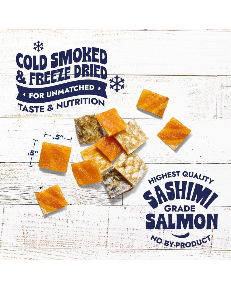 Freeze-Dried Salmon Skin Bites for Cats EAT FINFARE PET FOODS