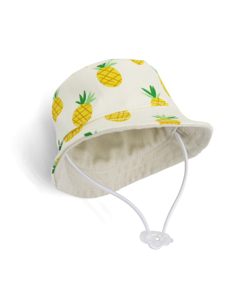 Pineapple Bucket Hat for Dogs Wear DOGO