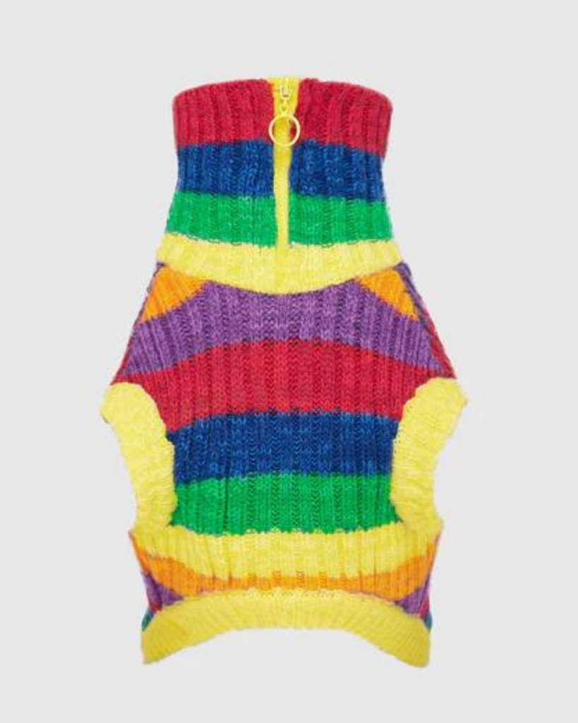 Over The Rainbow Dog Sweater (FINAL SALE) Wear CANADA POOCH   