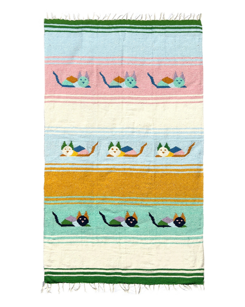 Gato Azul Blanket Roll Home CAMINITO