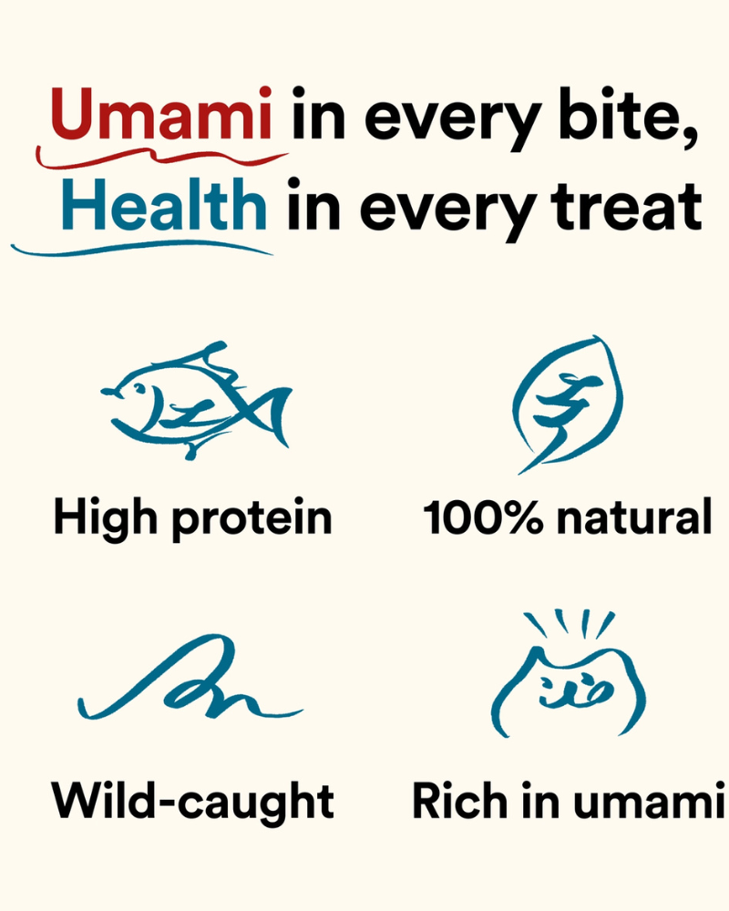 Wild Caught Umami Bonito Flakes for Cats & Dogs EAT BONITO HOUSE