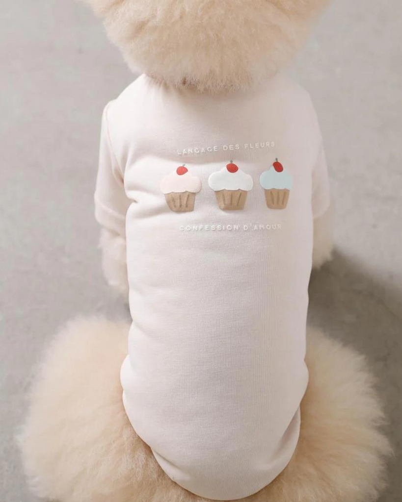 Cupcake Love Dog T-Shirt (FINAL SALE) (SUM24LO) Wear MONCHERI   