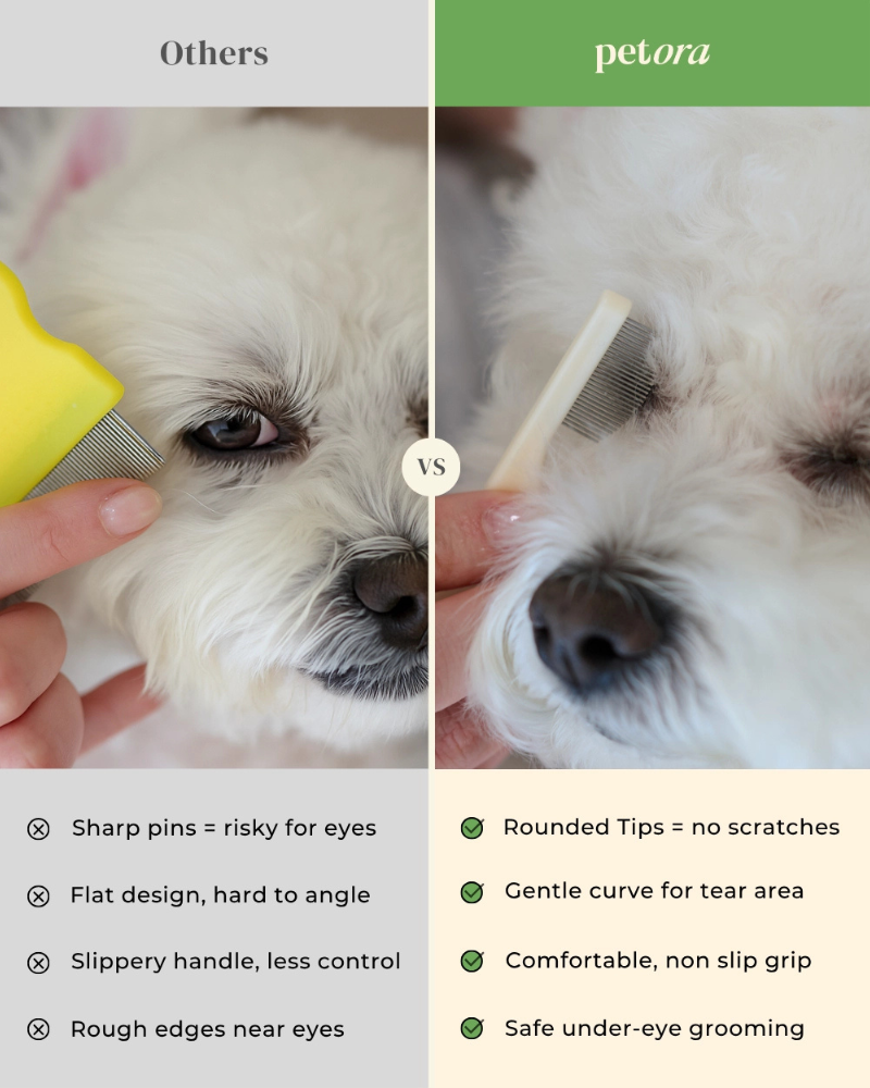 Brush on Me Pet Facial & Eye Comb HOME PETORA