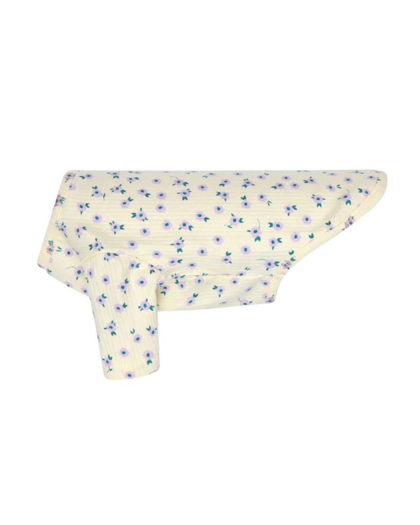 Forget-Me-Not Cozy Dog Shirt in Yellow (FINAL SALE) Wear MIMINKO   