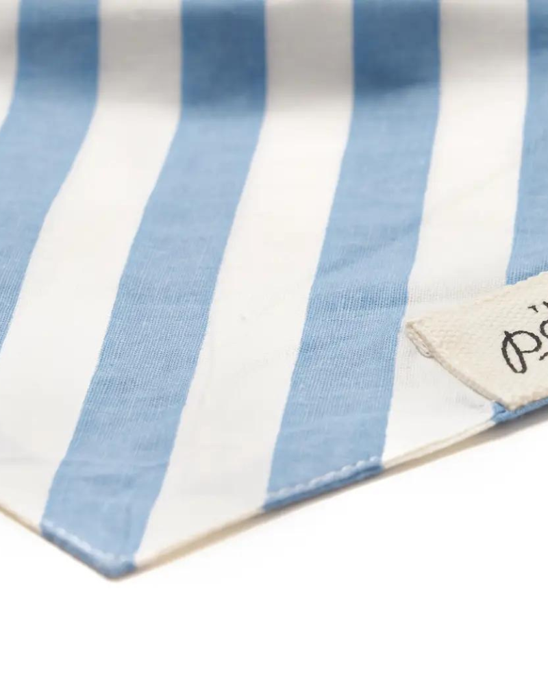 Cabana Blue Stripe Dog Bandana (CLEARANCE) Wear THE PAWS   