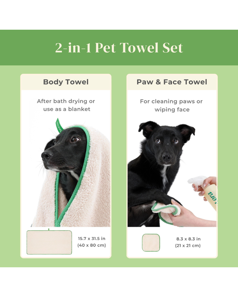 Rub Me More Pet Spa Towels Set HOME PETORA