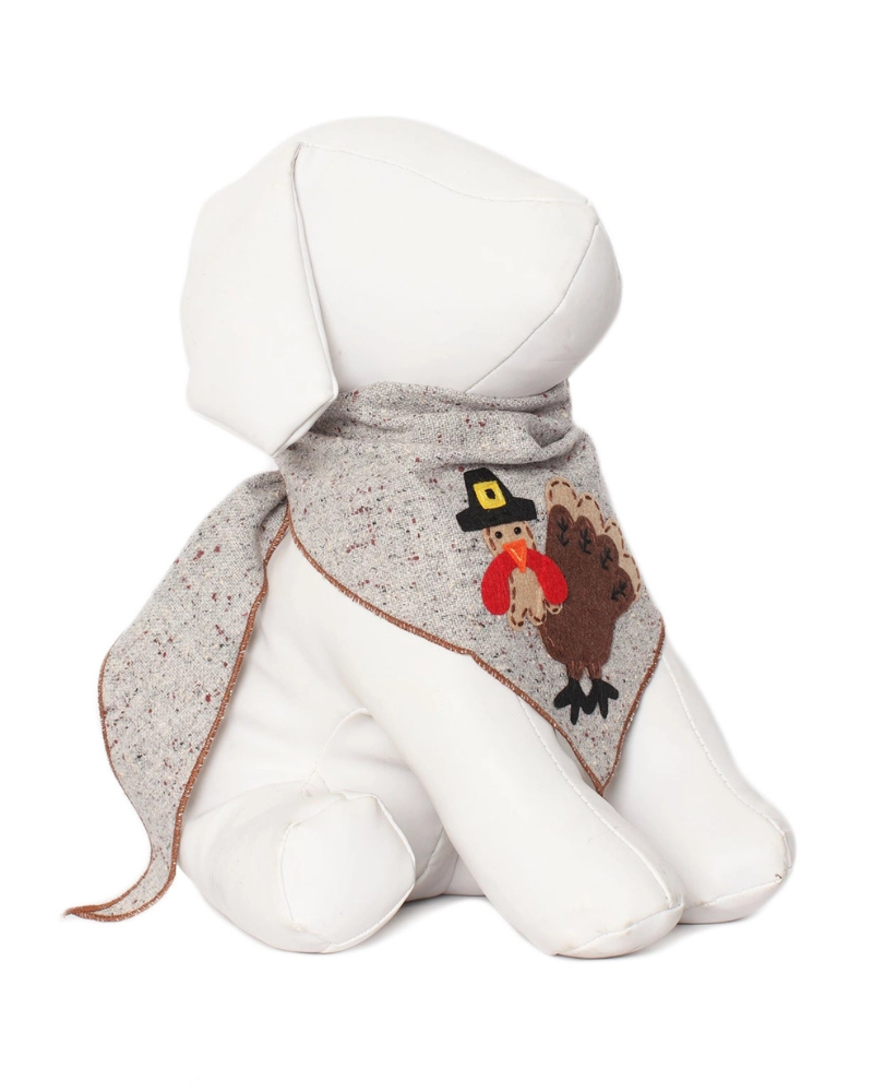 Tom the Turkey Thanksgiving Dog Bandana Wear TAIL TRENDS