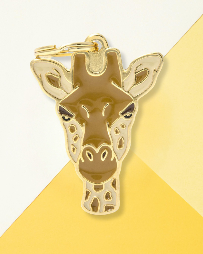 Wild Giraffe Custom Pet ID Tag Wear MY FAMILY   