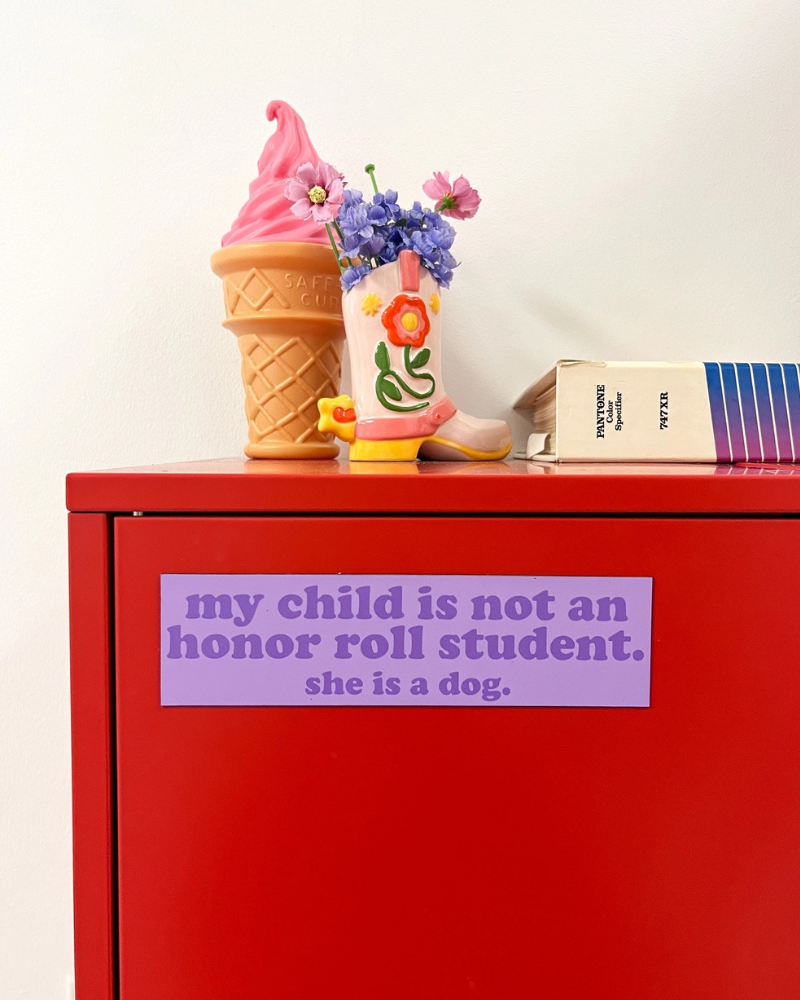 Honor Roll Magnet Human A SHOP OF THINGS Girl (Purple)