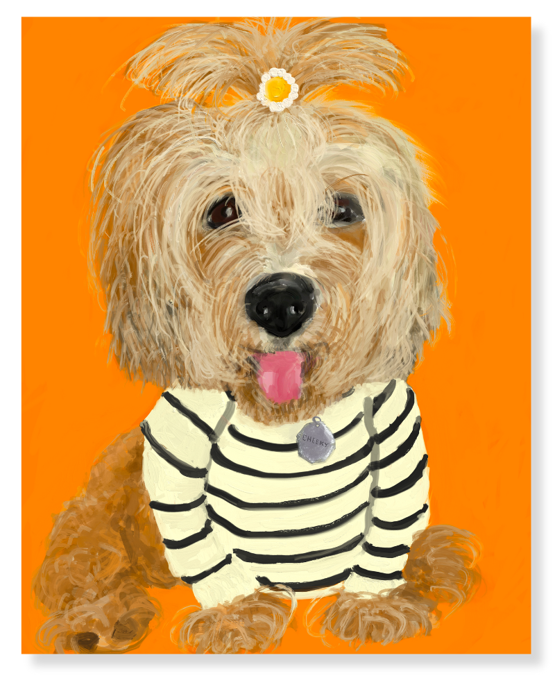 Custom Digital Pet Portrait | Single Subject (Framed or Unframed) HOME RORY GEVIS