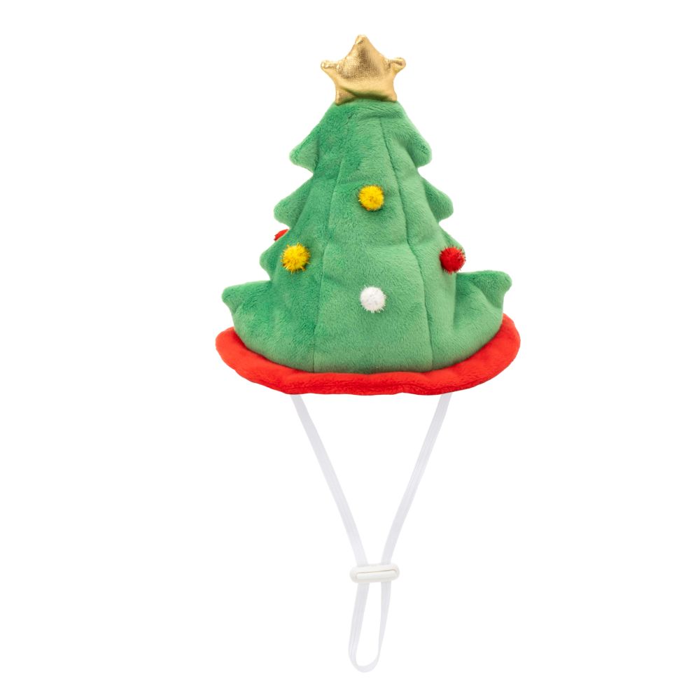 Christmas Tree Hat Toy Wear THE WORTHY DOG