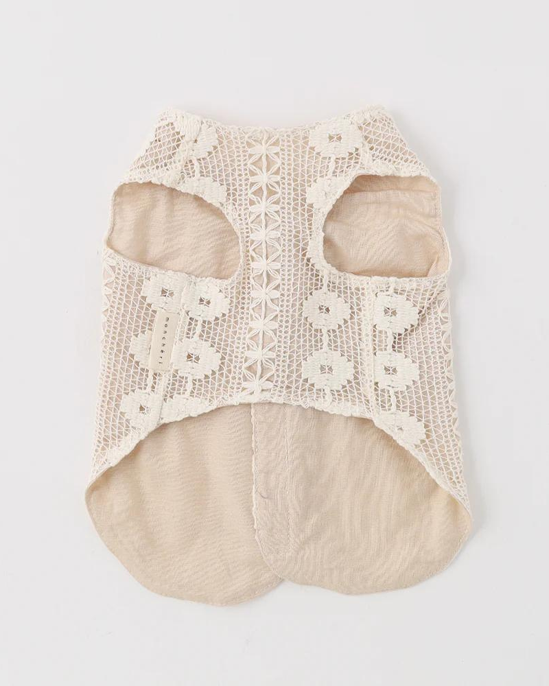 Boho Lace Dog Vest Wear MONCHERI   