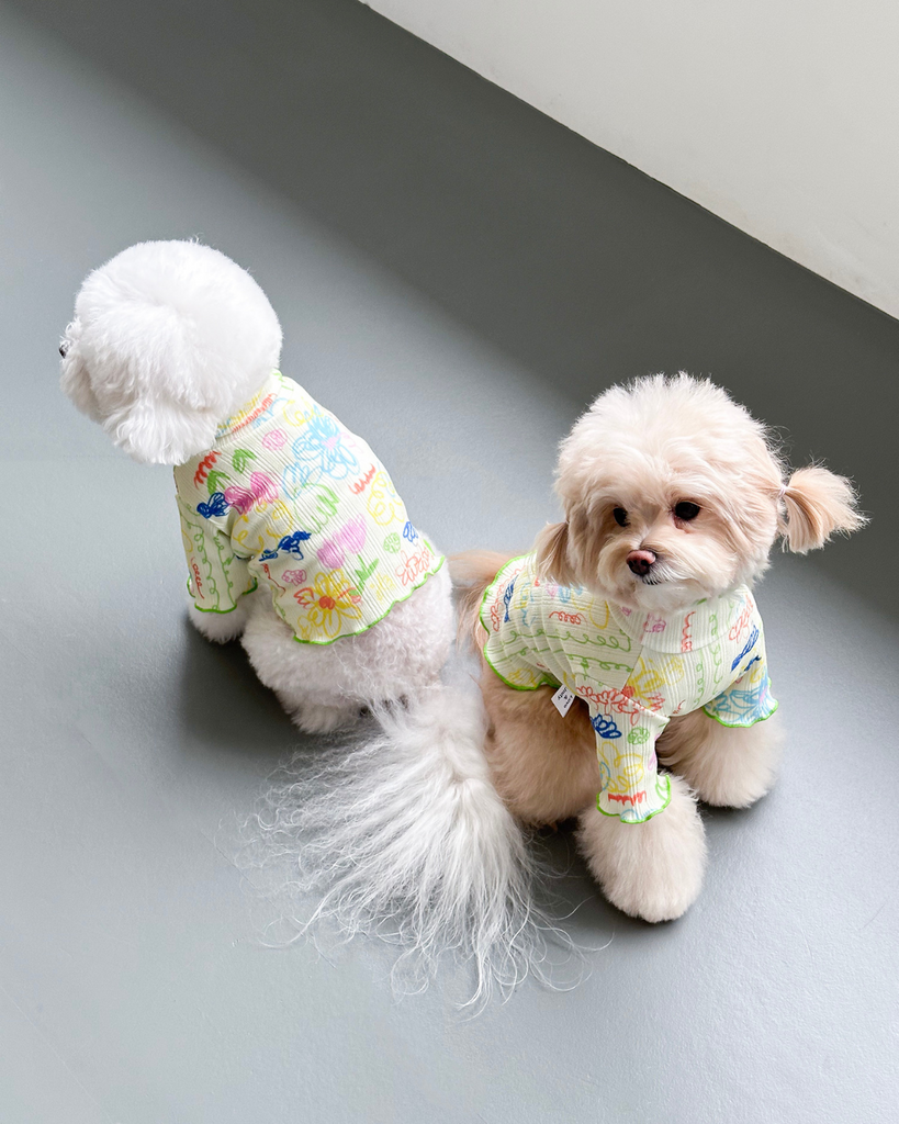 Garden Lettuce Dog T-Shirt Wear COTE A COTE   