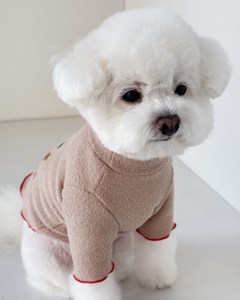 Spotted Deer Fluffy Dog Shirt