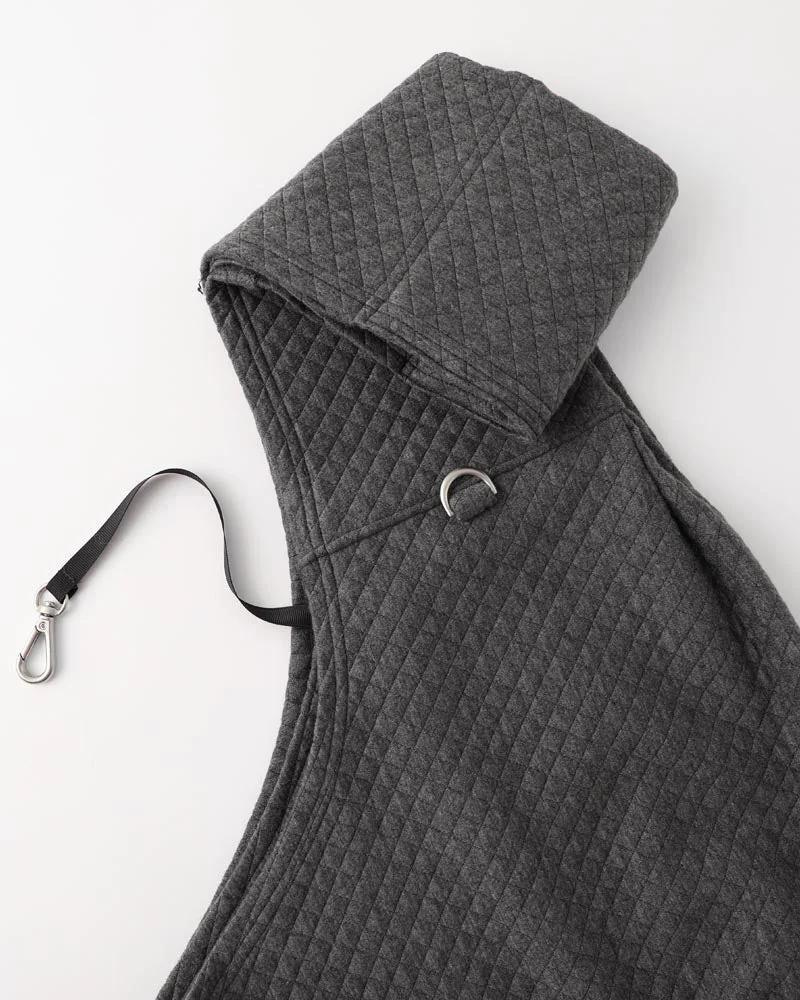 Graph Check Dog Sling in Charcoal Carry MONCHERI   